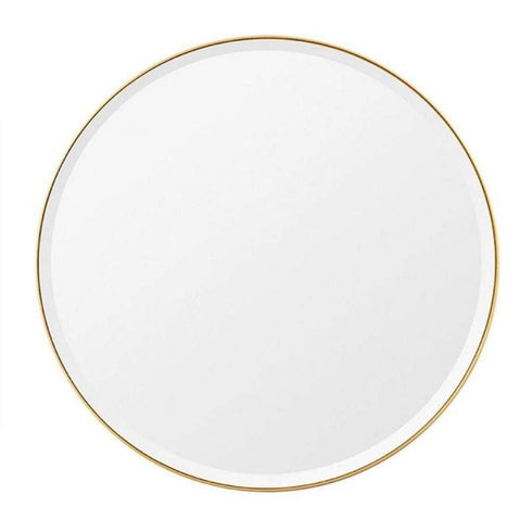Lolita Brass Round Wall Mirror