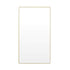 Flynn Brass Curve Rectangular Mirror