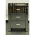 Merida 3-Drawers Mirrored Bedside Table