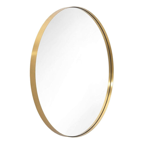 Anson Brass Oval Wall Mirror