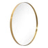 Anson Brass Oval Wall Mirror