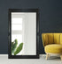 Freda Ornate Black Wall Mirror
