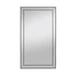 Melania Black Mirrored Frame Wall Mirror