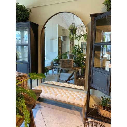 Safford Bronze Arch Wall Mirror