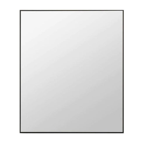 Flynn Black Rectangle Wall Mirror