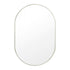 Bjorn Silver Oval Wall Mirror