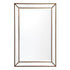 Zeta Gold Beaded Frame Wall Mirror