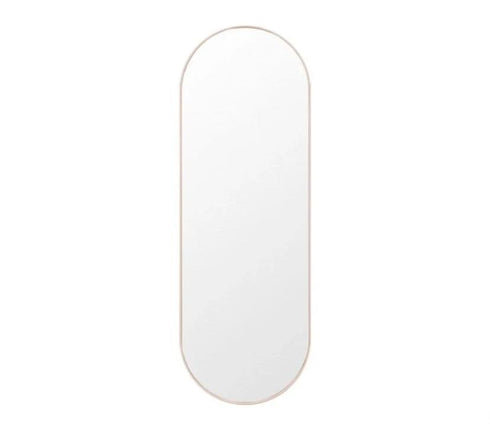 Bjorn Powder Oval Wall Mirror