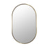 Aaden Pill Satin Brass Wall Mirror