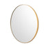 Bjorn Brass Round Wall Mirror