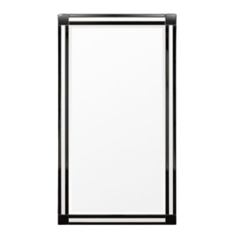 Boston Double Black Wall Mirror