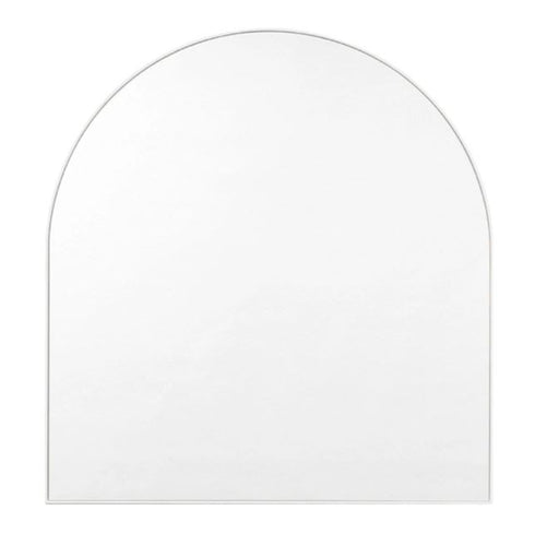 Bjorn Arch Bright White Wall Mirror