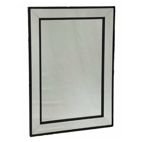 Luke Traditional Black Wall Mirror