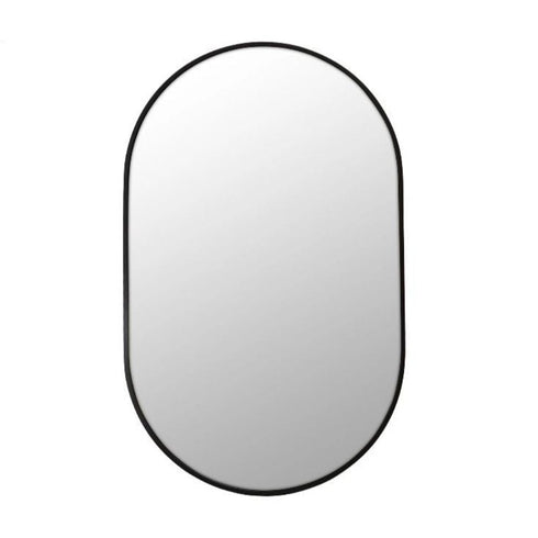 Aaden Pill Black Wall Mirror
