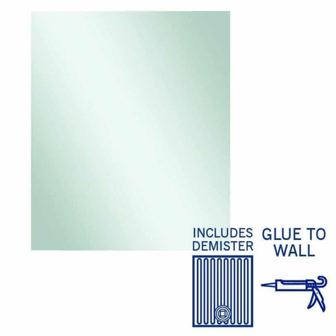 Jackson Rectangle Polished Edge Bathroom Wall Mirror