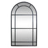 Maxwell Arched Black Wall Mirror