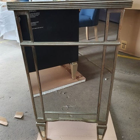 Deana Antique Mirrored Drawer Chest