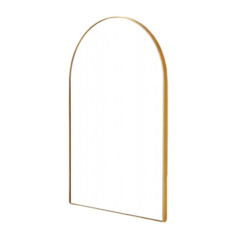 Bjorn Arch Brass Wall Mirror