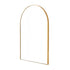 Bjorn Arch Brass Wall Mirror