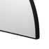 Bjorn Arch Low Black Wall Mirror
