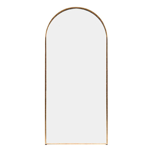 Alvina Arch Gold Wall Mirror
