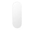 Bjorn Bright White Oval Wall Mirror