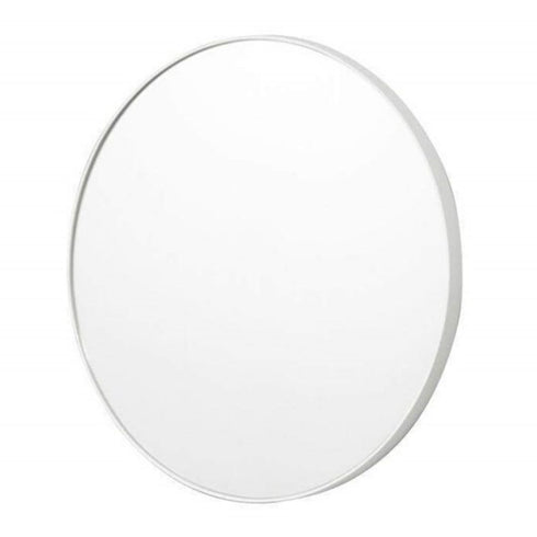 Bjorn Bright White Round Wall Mirror