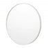 Bjorn Bright White Round Wall Mirror