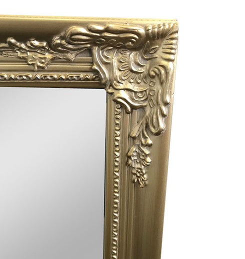 Hannah Champagne Ornate Wall Mirror