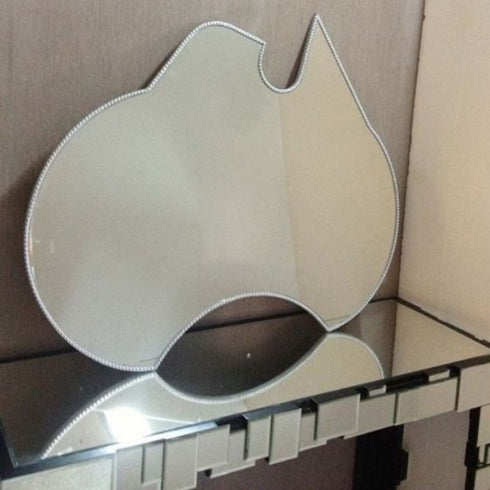 Australia Map Deco Wall Mirror