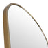 Apsel Arch Brushed Brass Wall Mirror