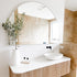 Apsel Arch White Wall Mirror