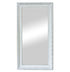Charlotte Ornate Brushed White Wall Mirror