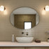 Cody Polished Oval Bathroom Mirror