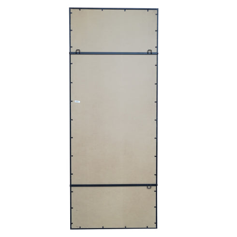 Mackenzie 12 Pane Black Wall Mirror