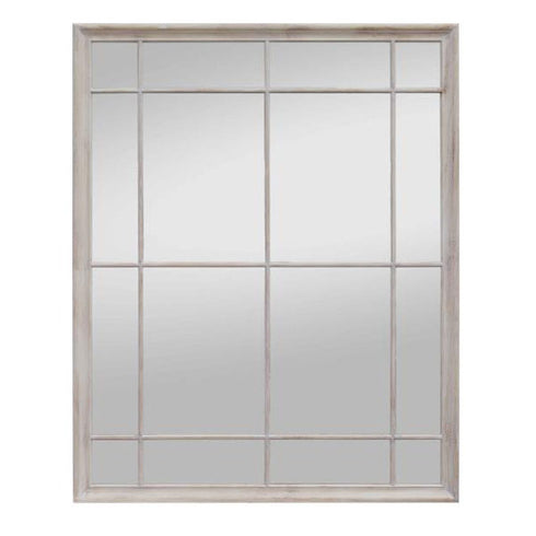 Julius Brushed Wood Wall Mirror