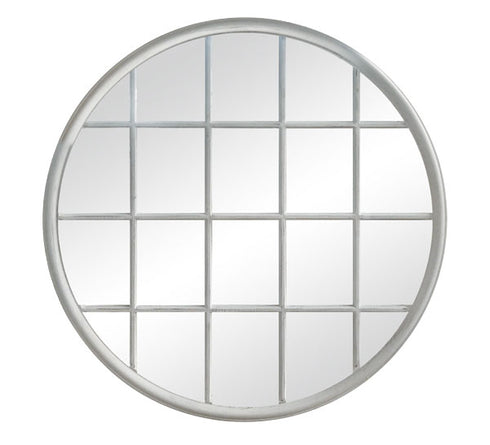 Walter Brushed White Wall Mirror