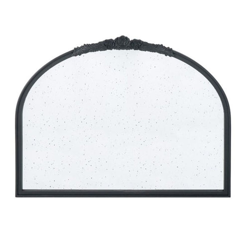 Valen Rose Black Arched Wall Mirror