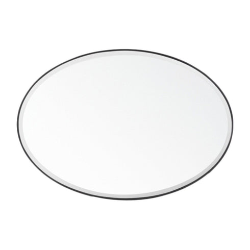 Lolita Oval Black Wall Mirror
