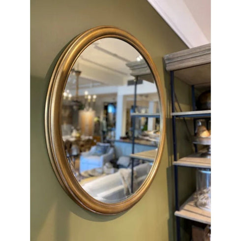 Bettina Bronze Round Wall Mirror