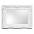 Helga Ornate Ivory White Wall Mirror