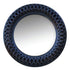 Albus Black Round Wall Mirror