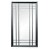 Edward Window Style Black Wall Mirror