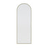 Apsel Arch Brushed Brass Wall Mirror