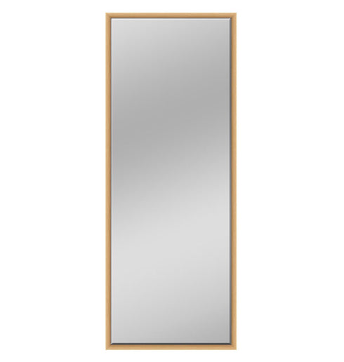 Oliver Light Wood Large Wall Mirror