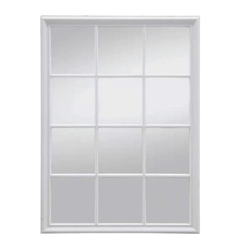 Harvey Matt White Wall Mirror
