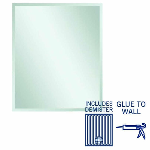 Montana Rectangle Bevel Edge Bathroom Wall Mirror