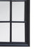 Alonzo Arched Window Style Black Wall Mirror