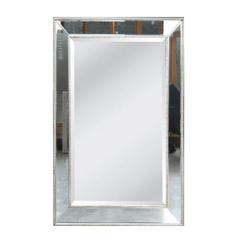 Natalia Silver Mirrored Frame Wall Mirror