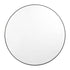 Bjorn Black Round Wall Mirror